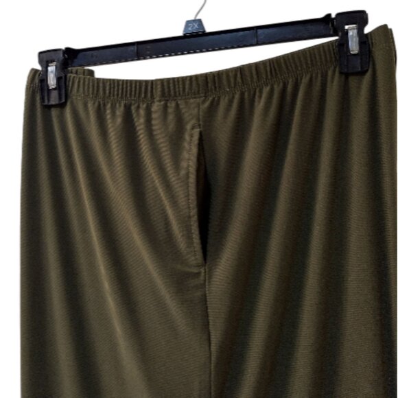 NWT-Antthony Originals: 2-Piece Pull-on Pant Set, Size 2X, Olive Green - Picture 8 of 11